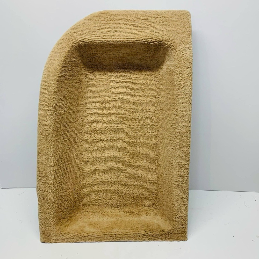 04-10 BMW X3 Rear Trunk Side Beige Tan Carpet Trim Panel Storage Cover OEM
